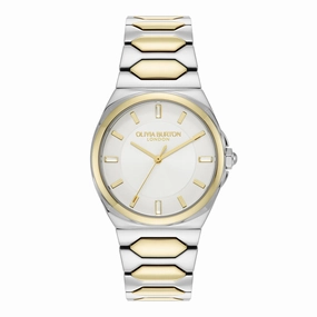 Olivia Burton Sports Luxe Lustre Two Tone Ladies Watch 24000203