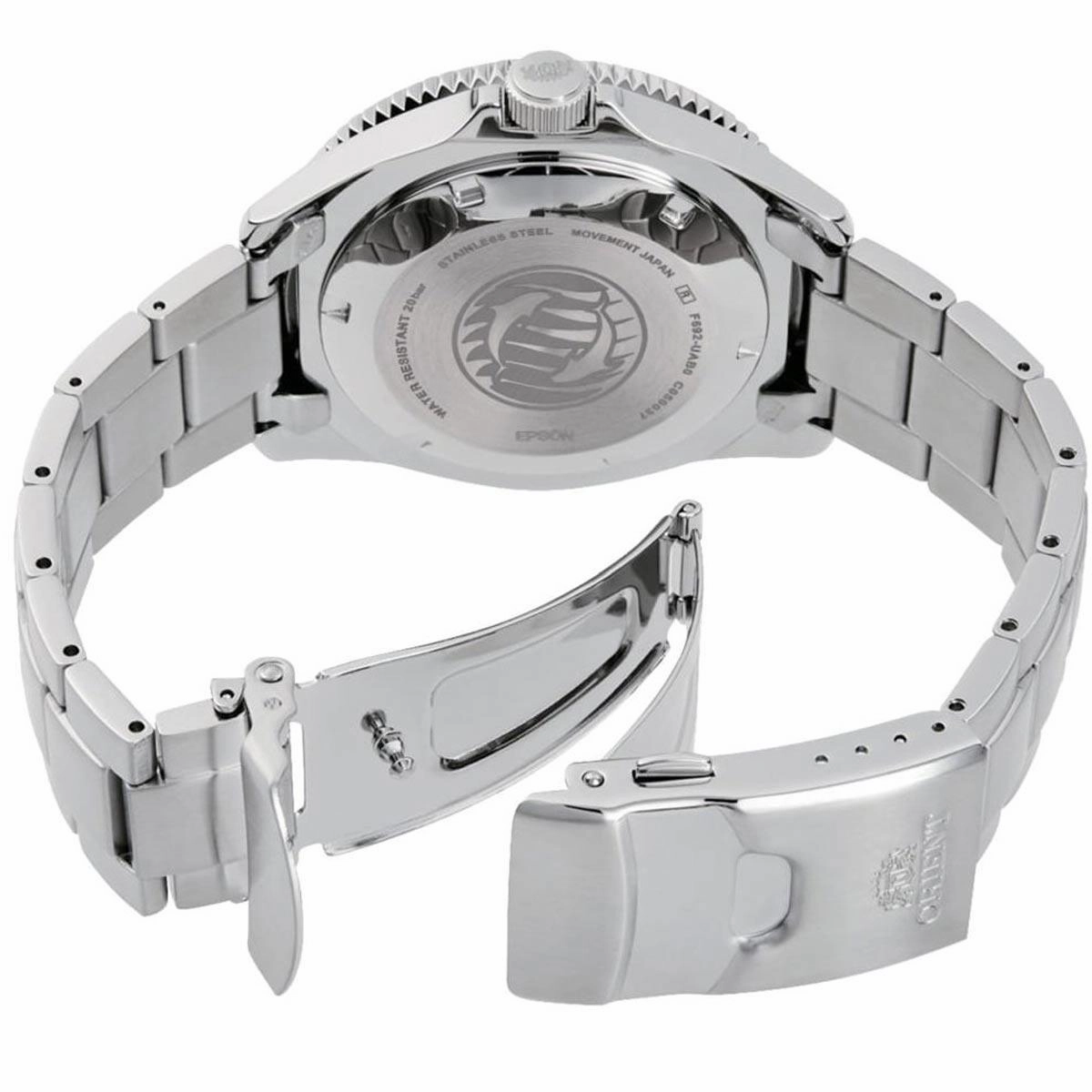 Orient Men's Automatic Watch - Kanno Dive Blue Dial Steel Bracelet | RA-AA0913L19B