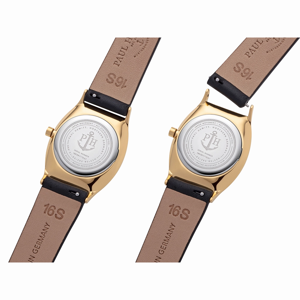 Paul Hewitt Modern Edge Black Sunray Watch