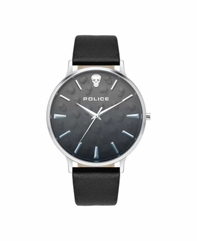Police Tasman Black Leather Watch PL.16023JS/02