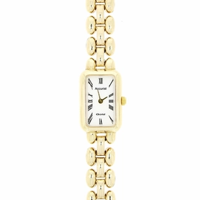 Pre Owned Accurist 9ct Gold Ladies Bracelet Watch Papers (1995) RW0551