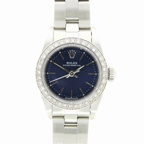 Pre Owned Rolex Oyster Perpetual Diamond Set Ladies Watch 67180 RW0490 (1997)