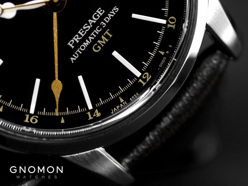 Presage Craftsmanship Urushi GMT Lacquer Black Ref. SARH001