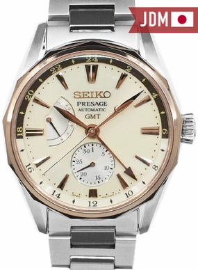 Presage Ocean Traveler GMT Champagne Ref. SARF012