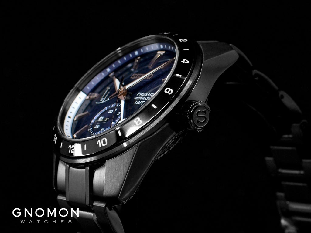 Presage Sharp Edged GMT Akebono - Ltd Ed 2000pcs Ref. SARF023