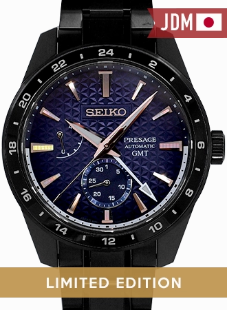Presage Sharp Edged GMT Akebono - Ltd Ed 2000pcs Ref. SARF023