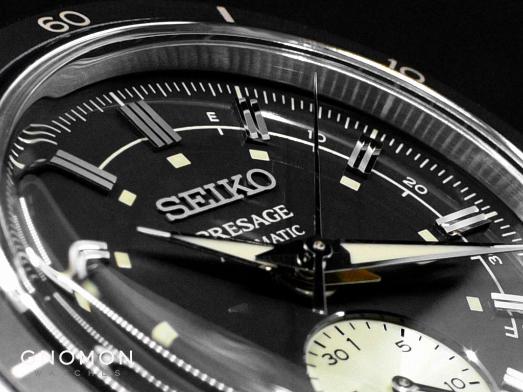 Presage Style60s Power Reserve Black Ref. SARY211