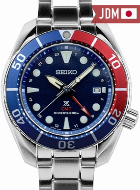 Prospex 200M Sumo Solar Blue/Red GMT Ref. SBPK005