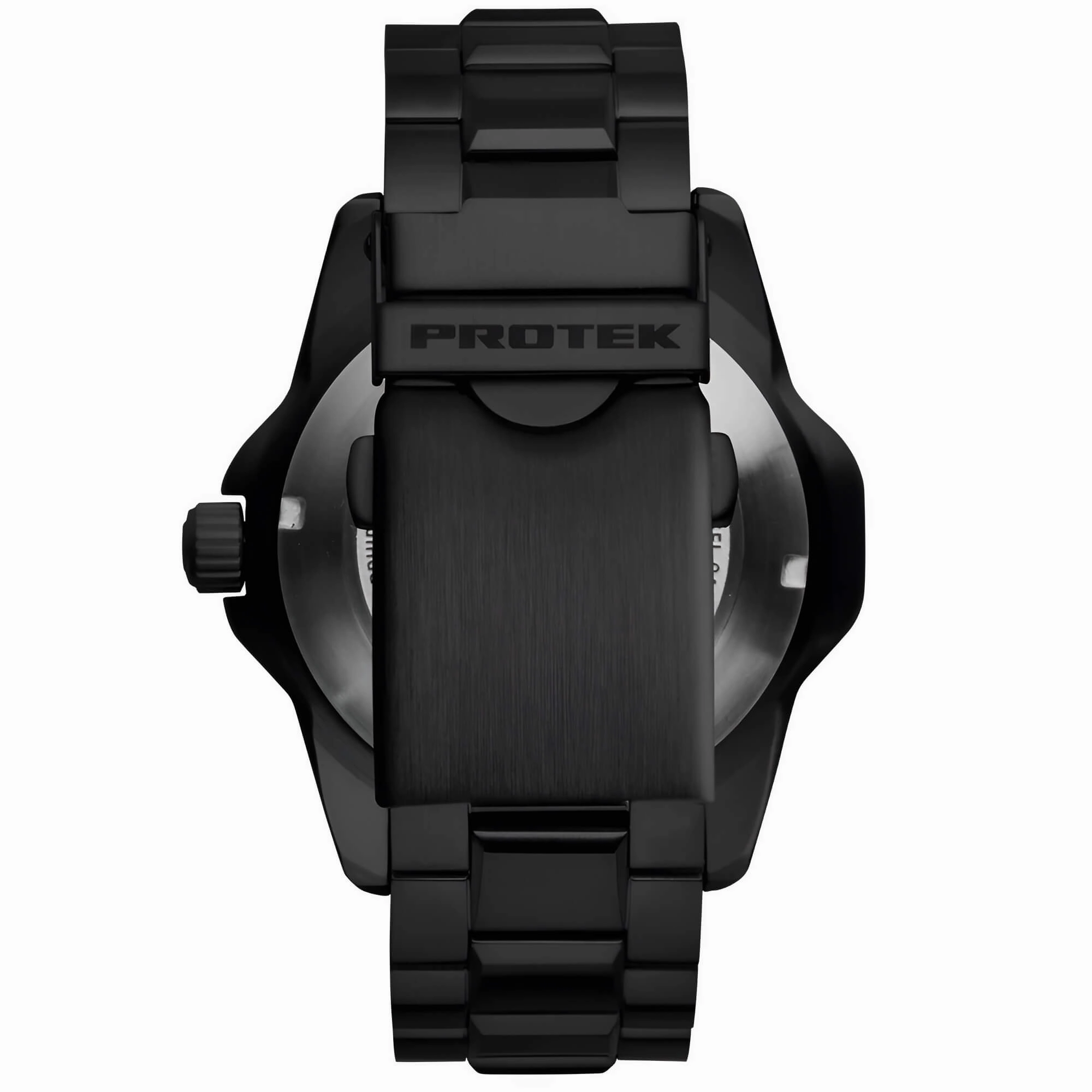 ProTek Men's Automatic Black Case Black Stainless Steel Bracelet Watch | 2217BR
