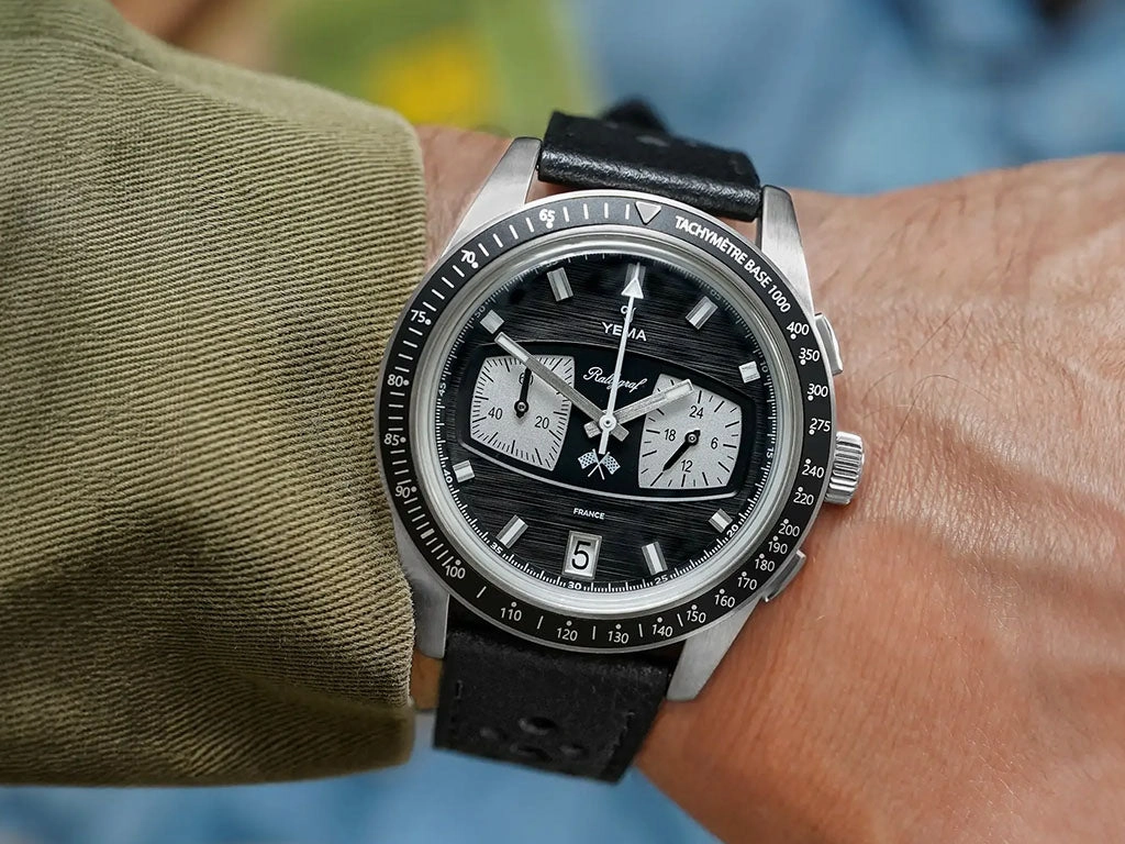 Rallygraf Meca-Quartz II Reverse Panda - Leather