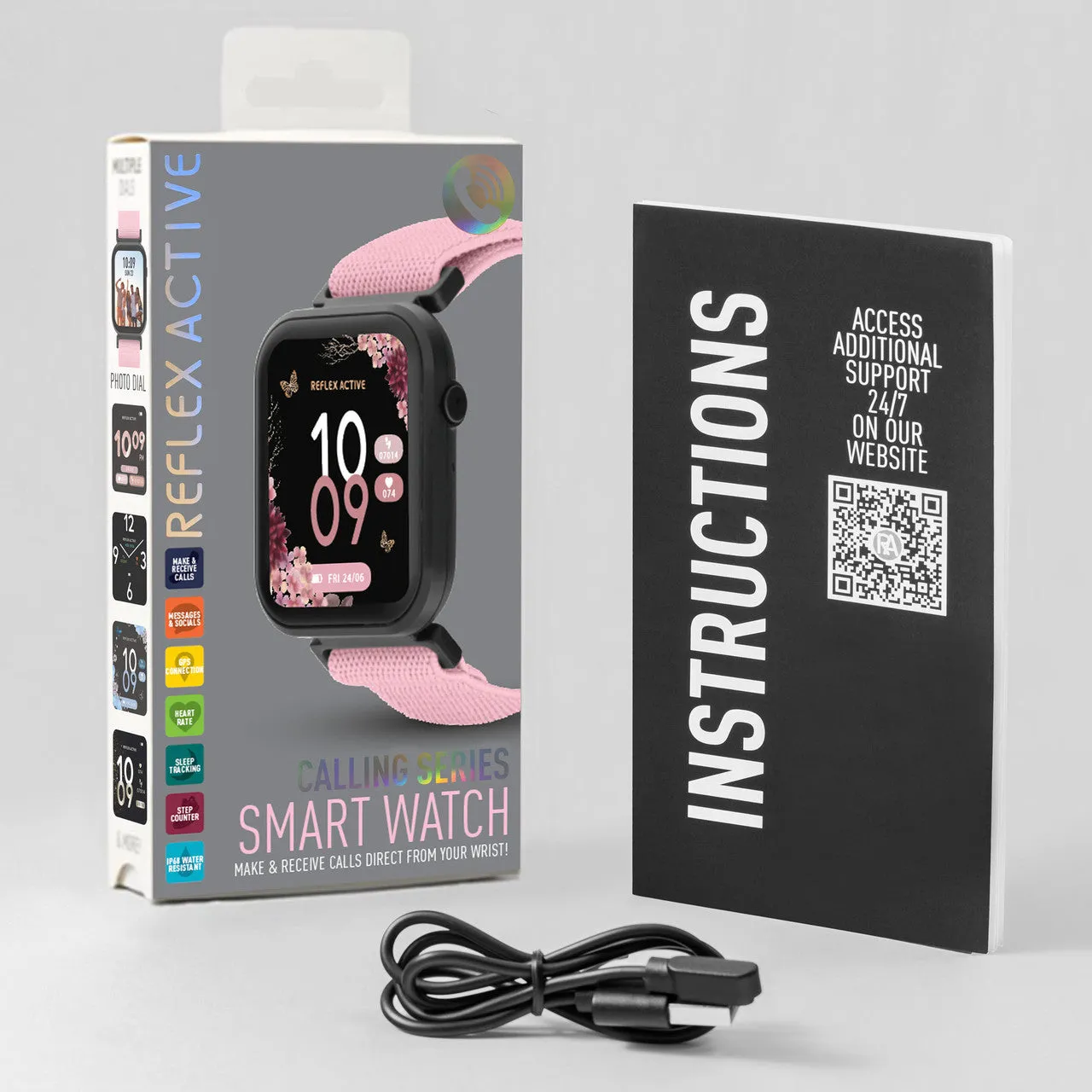 Reflex Active SERIES 37 Dusty Pink Smart Watch RA37-2200