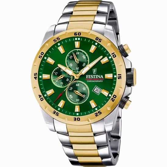 Reloj Festina Green Dial Stainless Steel Men's Watch F20562/3