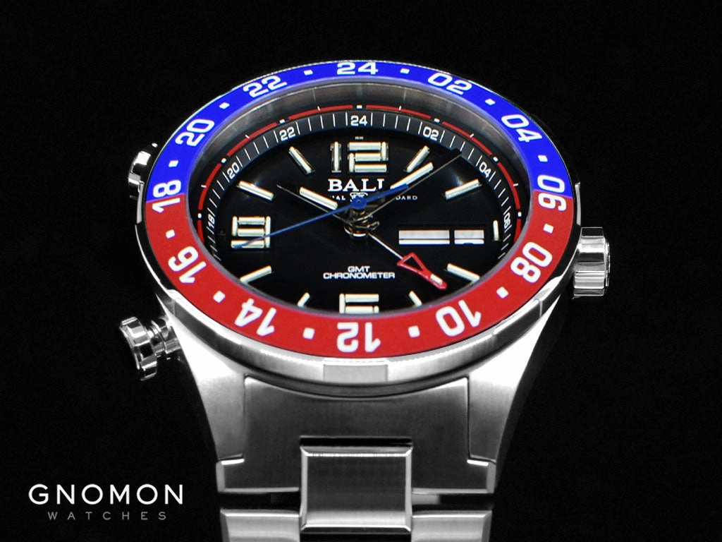 Roadmaster Marine GMT Blue/Red Ceramic - Ltd Ed 1000pcs Ref. DG3030B-S4C-BK