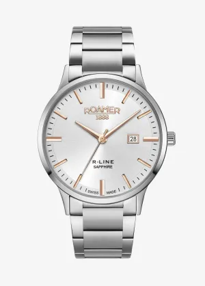 Roamer R-Line Classic Silver Watch 718833 41 15 70