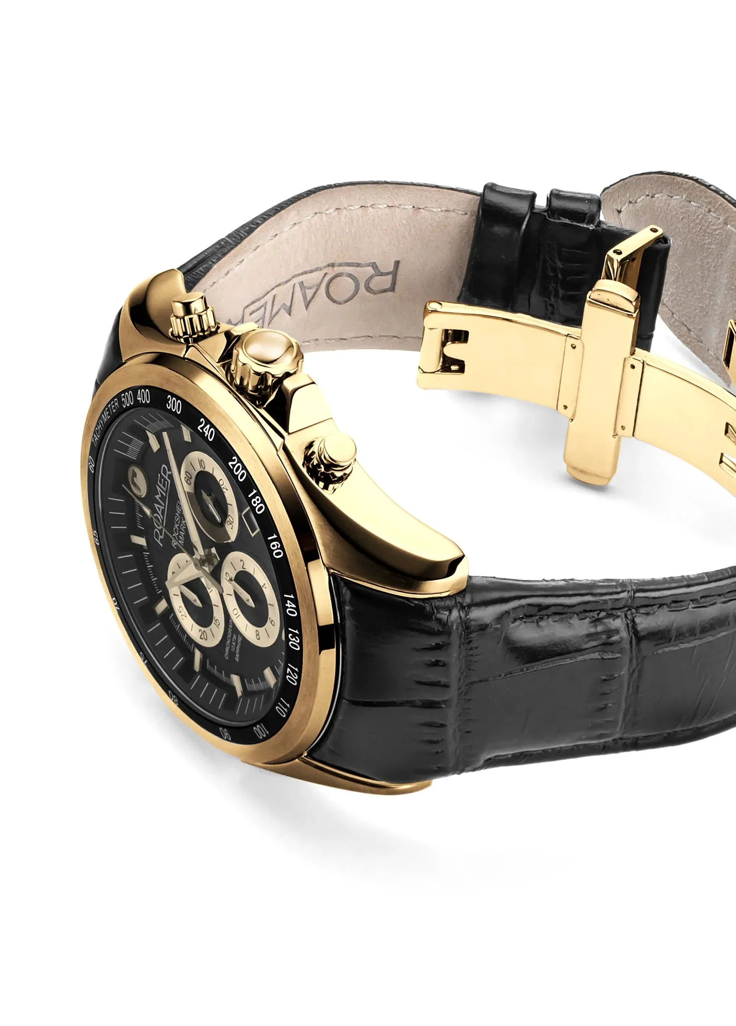 Roamer Rockshell Mark III Chrono 44mm Black Watch