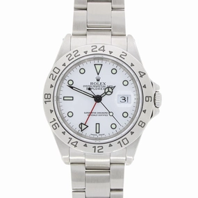 Rolex Watch 16570 Mens Pre Owned Oyster Perpetual Explorer II GMT Papers (2000) RW0623