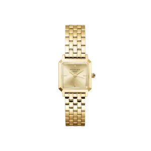 Rosefield Boxelle Gold Dial Stainless Steel Watch BCGSG-B04