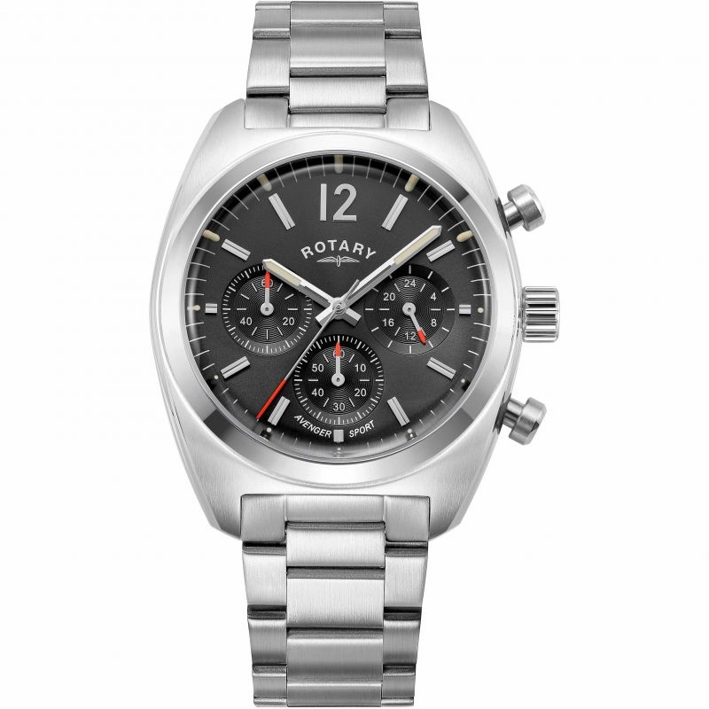 Rotary Avenger Sport Black Dial Mens Watch GB05485-65