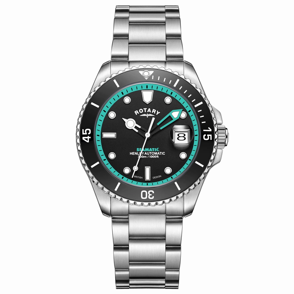 Rotary Seamatic Henley Automatic Mens Divers Watch GB05430/80