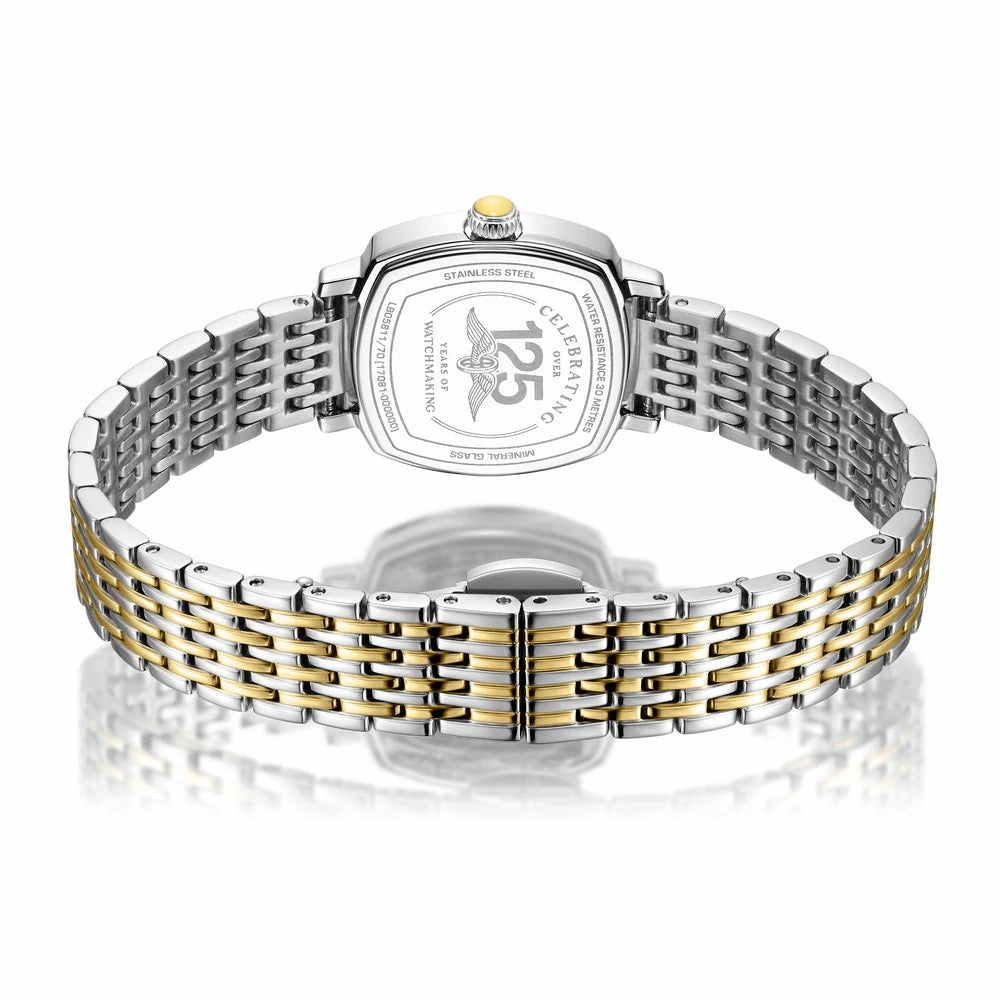 Rotary Traditional Crystal Set Two Tone Ladies Watch LB05811/70