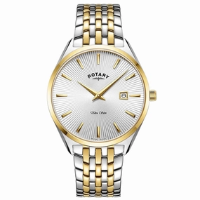 Rotary Two Tone Ultra Slim Mens Watch GB08011/02