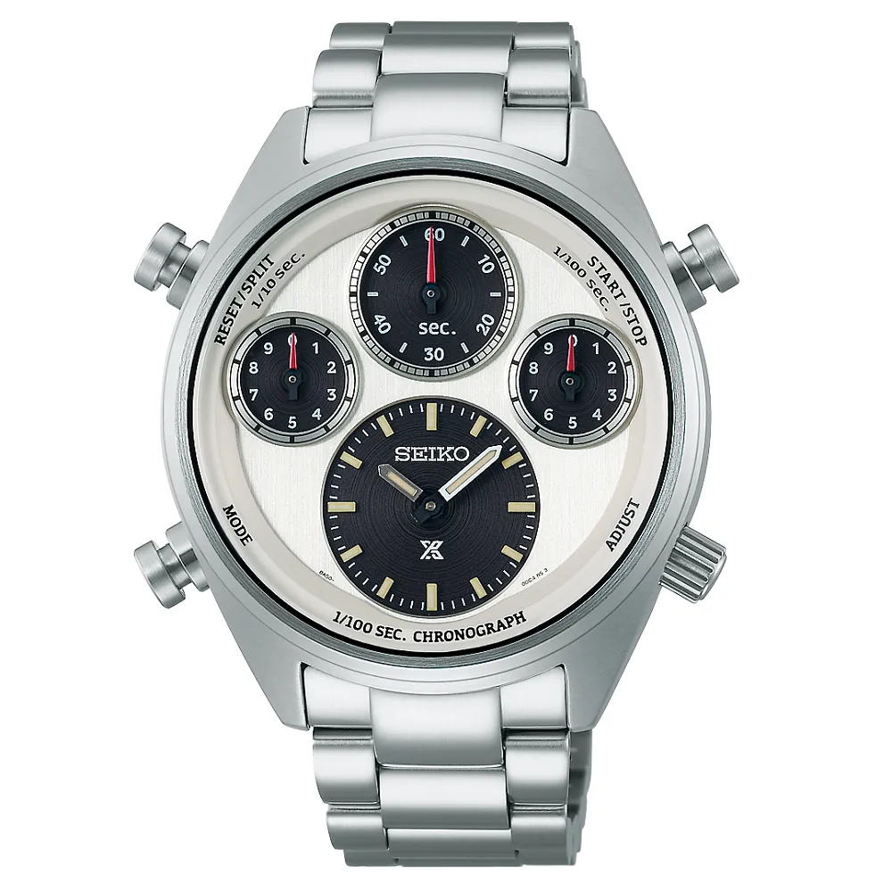 Seiko Prospex Speedtimer 1/100th Chronograph Solar 100th Annivesary Watch SFJ009P1 - Limited Edition