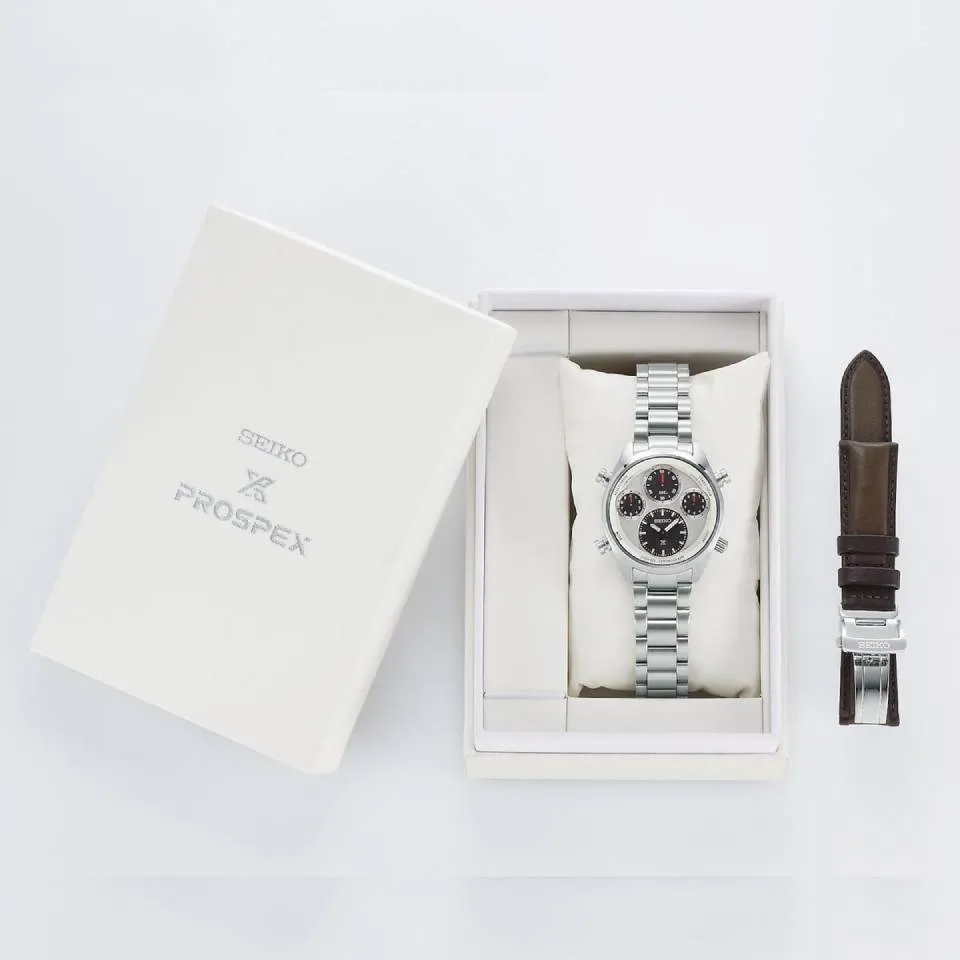 Seiko Prospex Speedtimer 1/100th Chronograph Solar 100th Annivesary Watch SFJ009P1 - Limited Edition