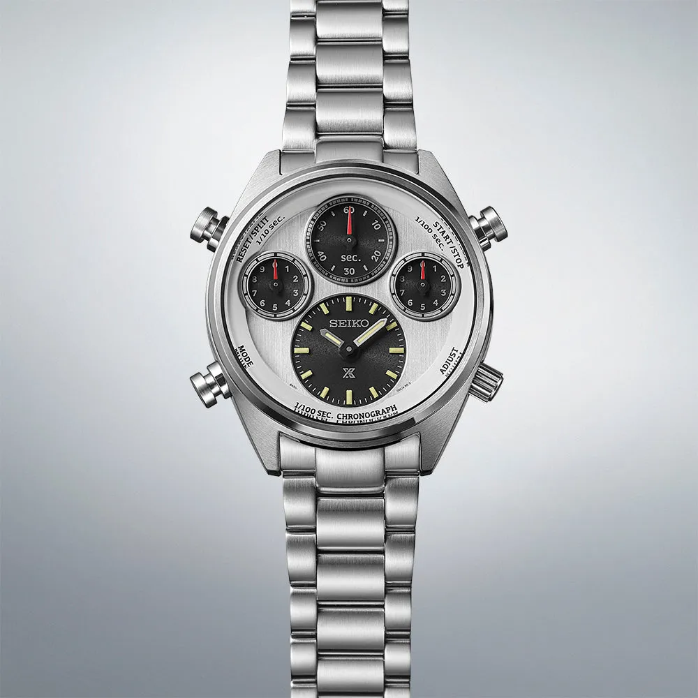 Seiko Prospex Speedtimer 1/100th Chronograph Solar 100th Annivesary Watch SFJ009P1 - Limited Edition