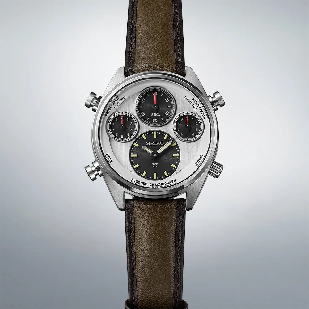 Seiko Prospex Speedtimer 1/100th Chronograph Solar 100th Annivesary Watch SFJ009P1 - Limited Edition