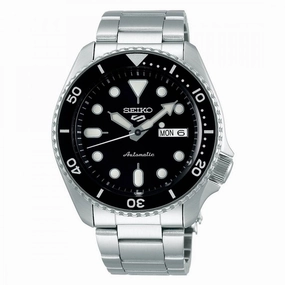 Seiko 5 Automatic Black Dial Mens Watch SRPD55K1