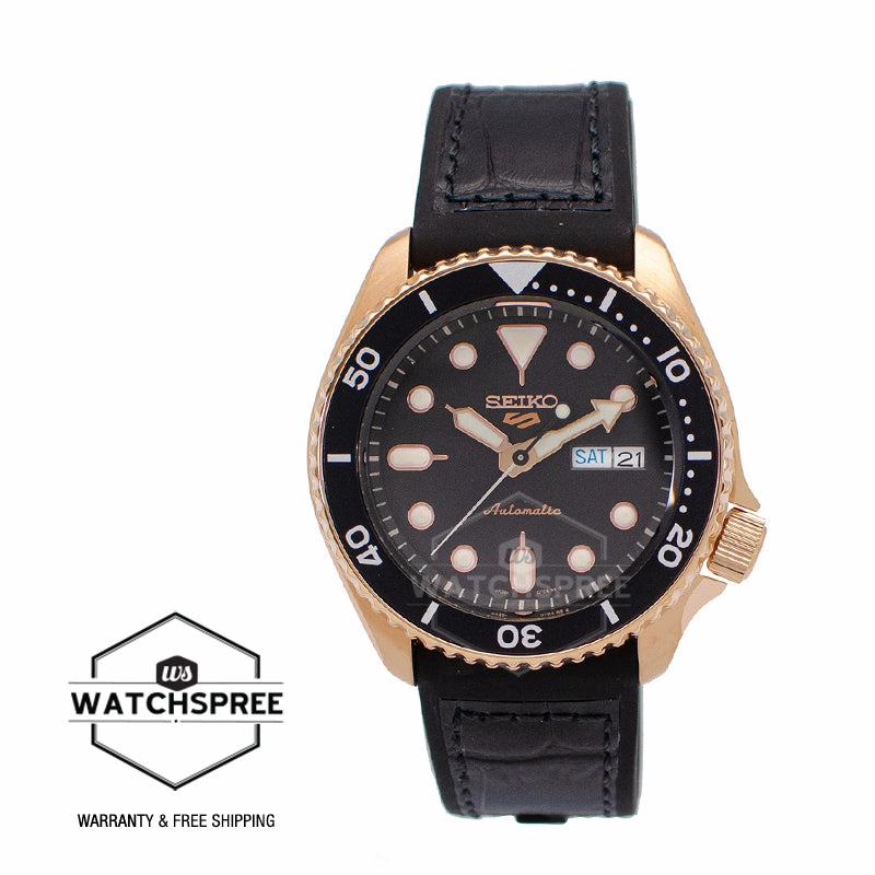 Seiko 5 Sports Automatic Black Silicone Strap Watch SRPD76K1 (LOCAL BUYERS ONLY)