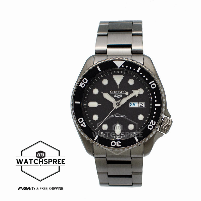 Seiko 5 Sports Automatic Black Stainless Steel Band Watch SRPD65K1 (LOCAL BUYERS ONLY)