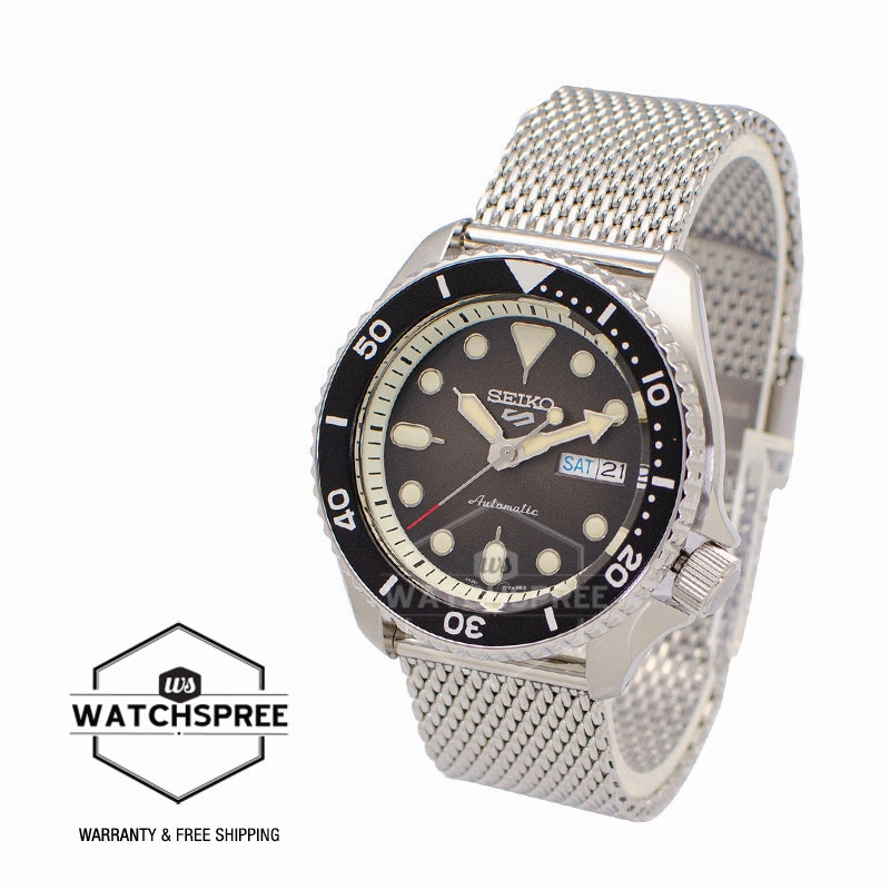 Seiko 5 Sports Automatic Silver Stainless Steel Mesh Band Watch SRPD73K1 (LOCAL BUYERS ONLY)