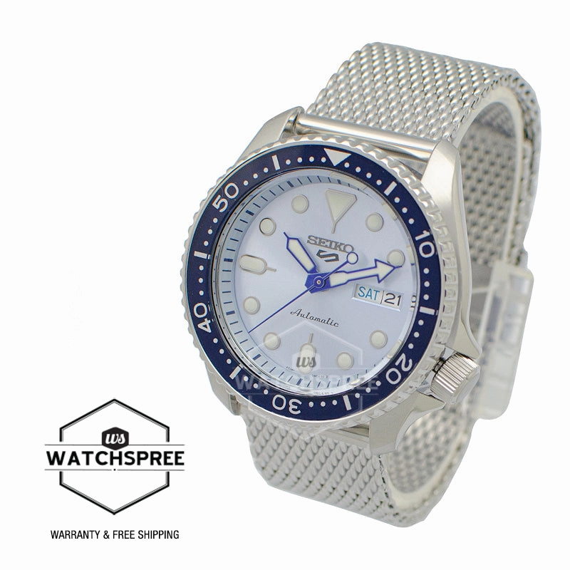 Seiko 5 Sports Automatic Silver Stainless Steel Mesh Band Watch SRPE77K1 (LOCAL BUYERS ONLY)