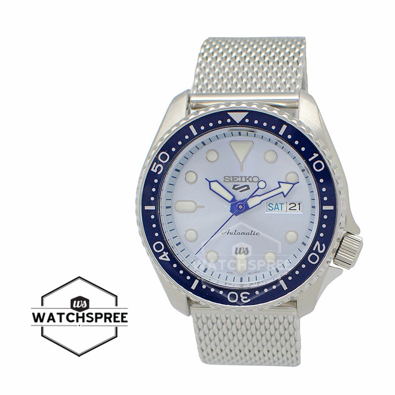 Seiko 5 Sports Automatic Silver Stainless Steel Mesh Band Watch SRPE77K1 (LOCAL BUYERS ONLY)