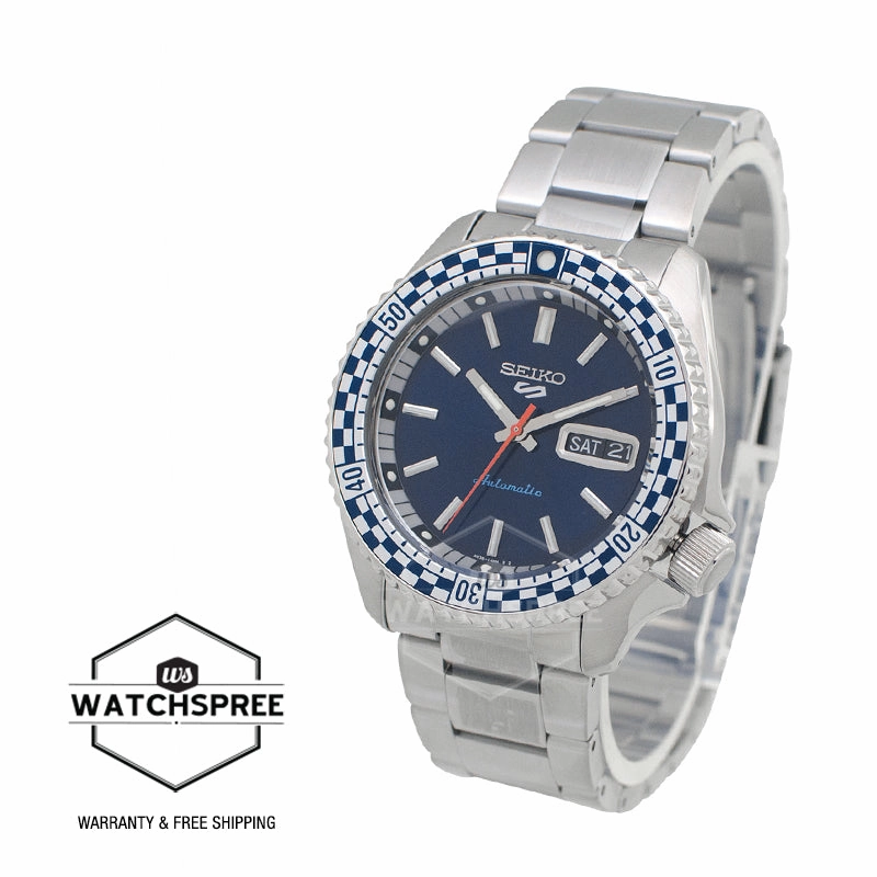 Seiko 5 Sports Automatic SKX Series 'Checker Flag' 2024 Special Edition Watch SRPK65K1