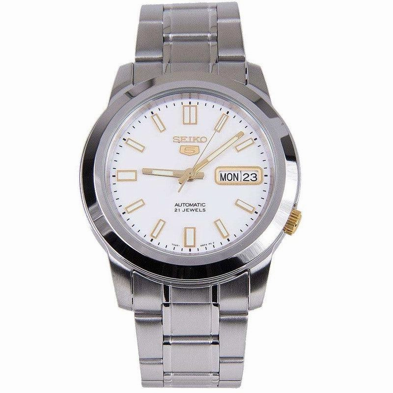 Seiko 5 Sports Automatic White Dial Watch - SNKK07K1
