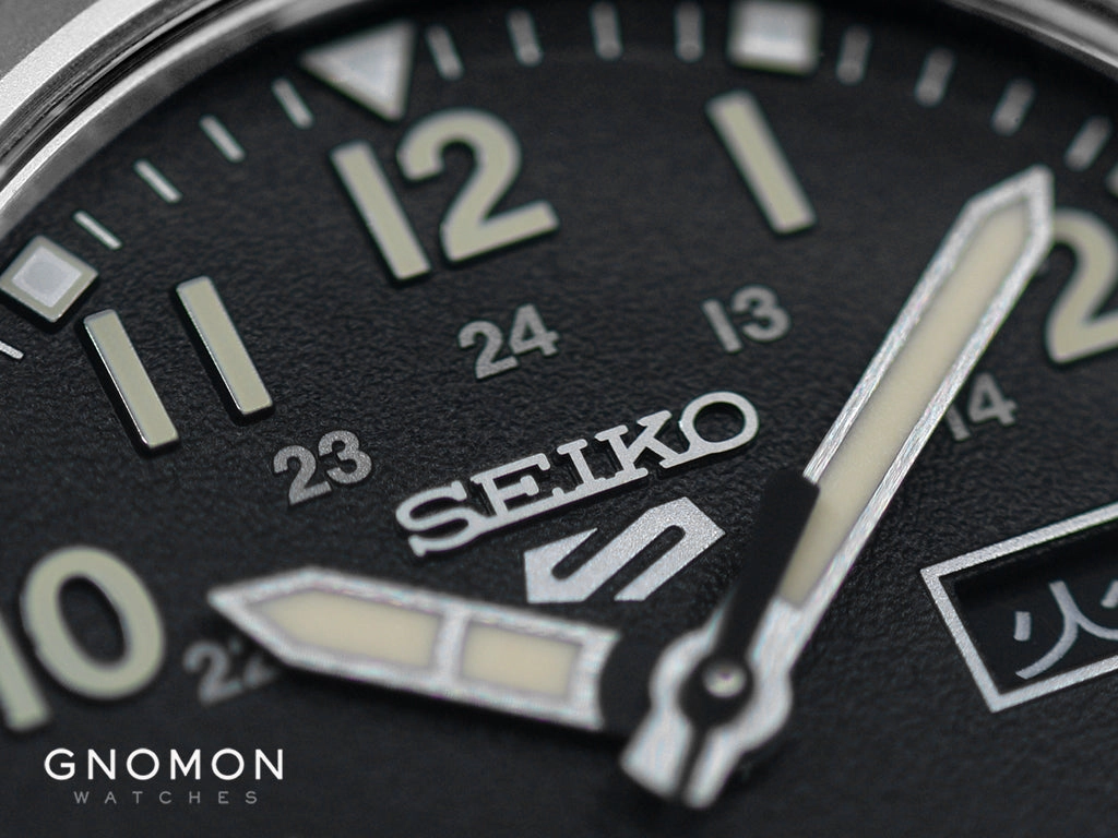Seiko 5 Sports Field Sports Style Automatic 36 Black - Military Nylon Strap Ref. SBSA201