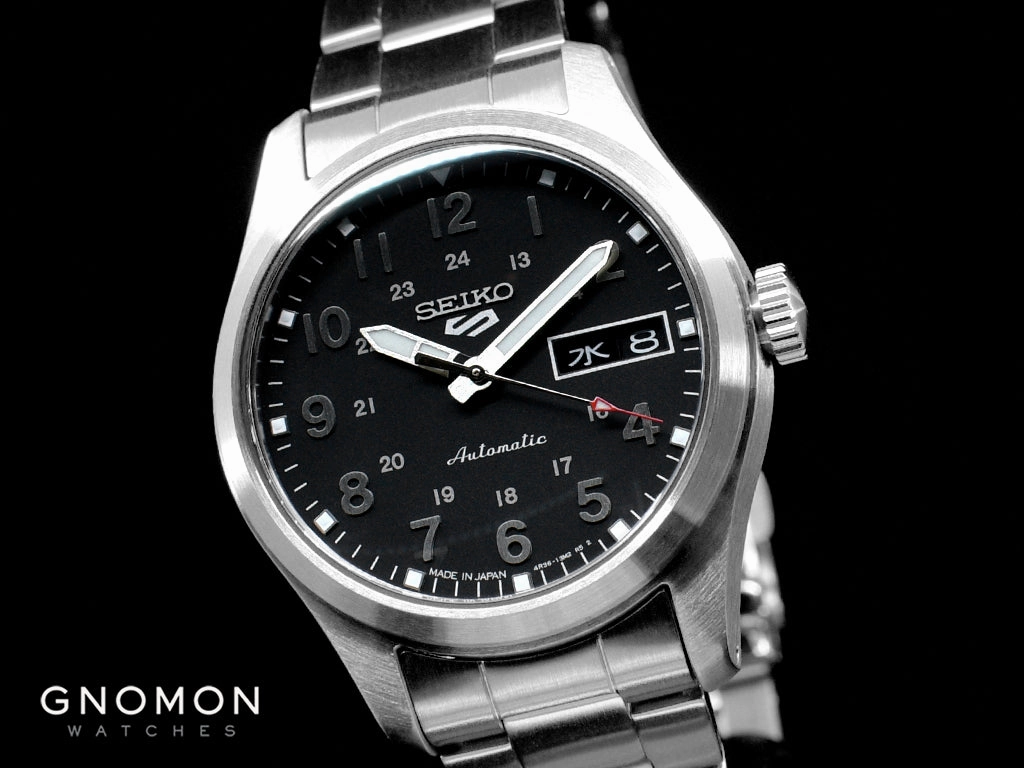 Seiko 5 Sports Field Sports Style Automatic 36 Black Ref. SBSA197