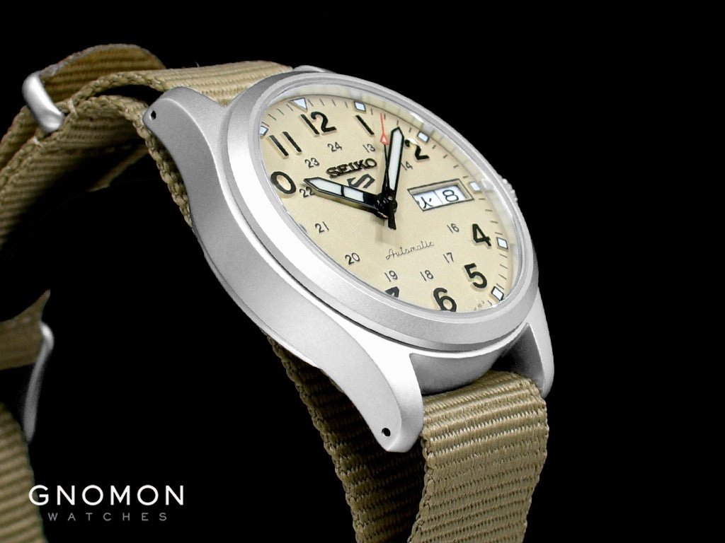 Seiko 5 Sports Field Sports Style Automatic 36 Desert Tan Ref. SBSA199
