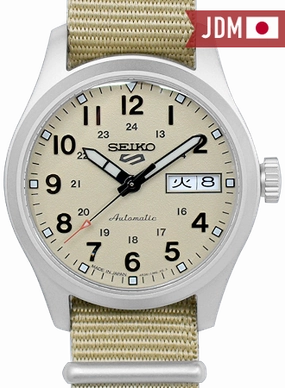 Seiko 5 Sports Field Sports Style Automatic 36 Desert Tan Ref. SBSA199