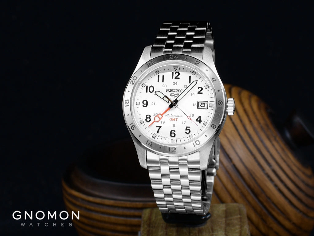 Seiko 5 Sports Field Sports Style GMT White Ref. SBSC009