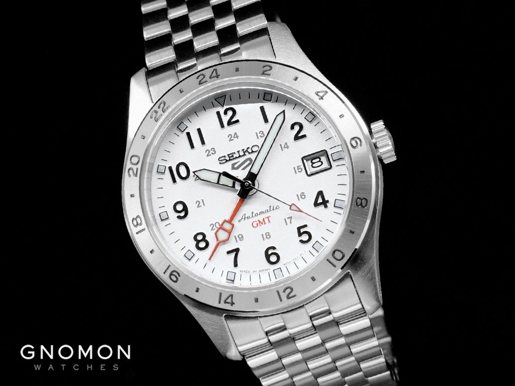 Seiko 5 Sports Field Sports Style GMT White Ref. SBSC009