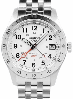 Seiko 5 Sports Field Sports Style GMT White Ref. SBSC009