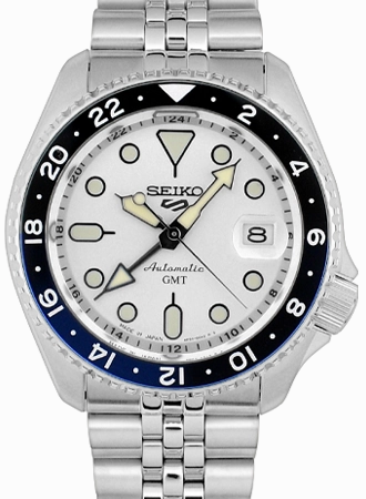 Seiko 5 Sports GMT Series White Ref. SBSC017