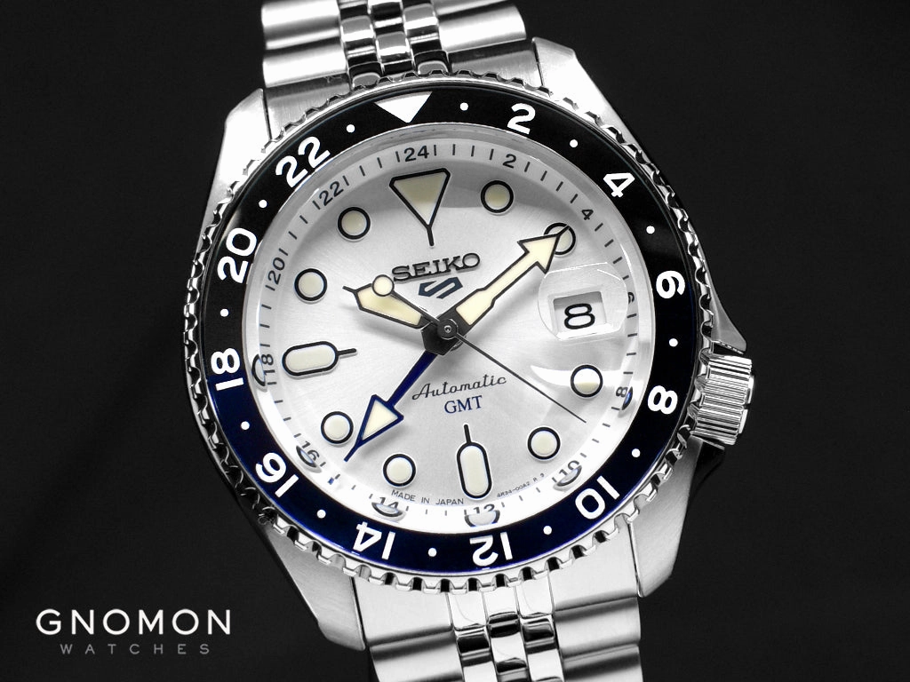 Seiko 5 Sports GMT Series White Ref. SBSC017