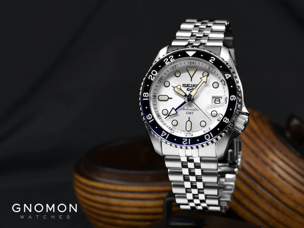 Seiko 5 Sports GMT Series White Ref. SBSC017