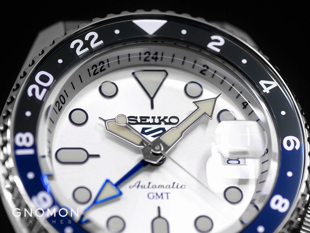 Seiko 5 Sports GMT Series White Ref. SBSC017