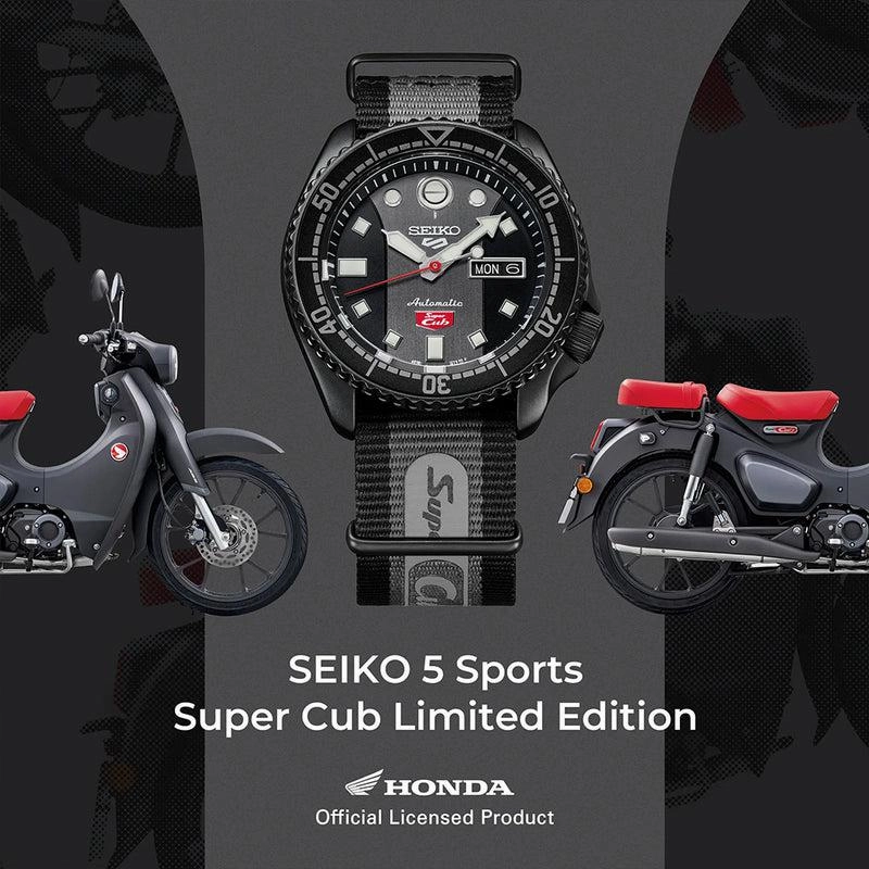 Seiko 5 Sports Honda Super Cub Limited Edition Watch - SRPJ75K1