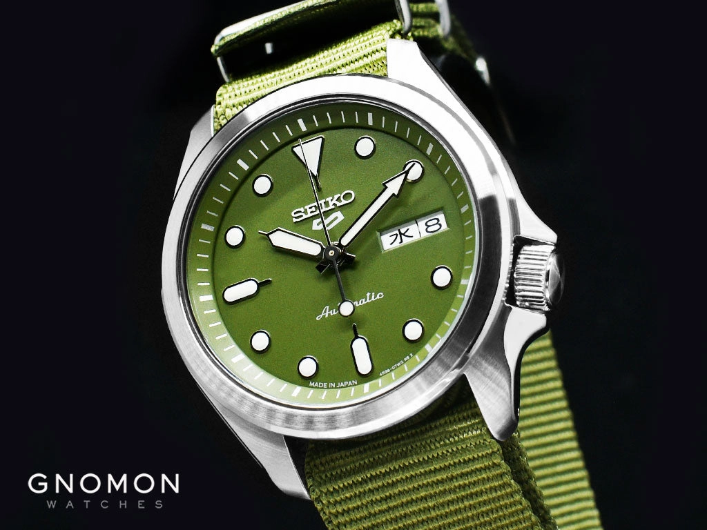 Seiko 5 Sports Sports Style Military Green 40 Ref. SBSA055